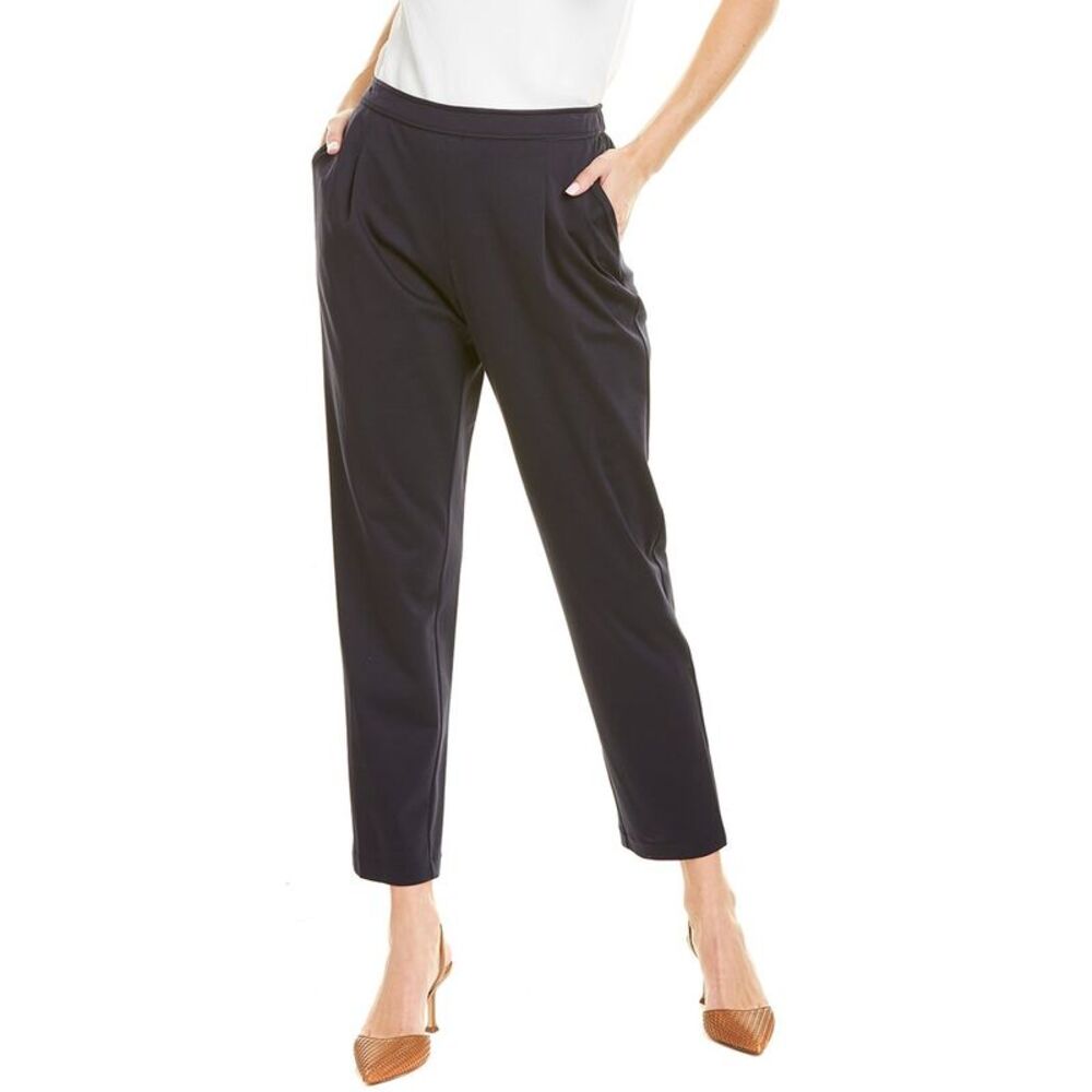 Lafayette 148 New York Womens Soho Track Pant, Blue